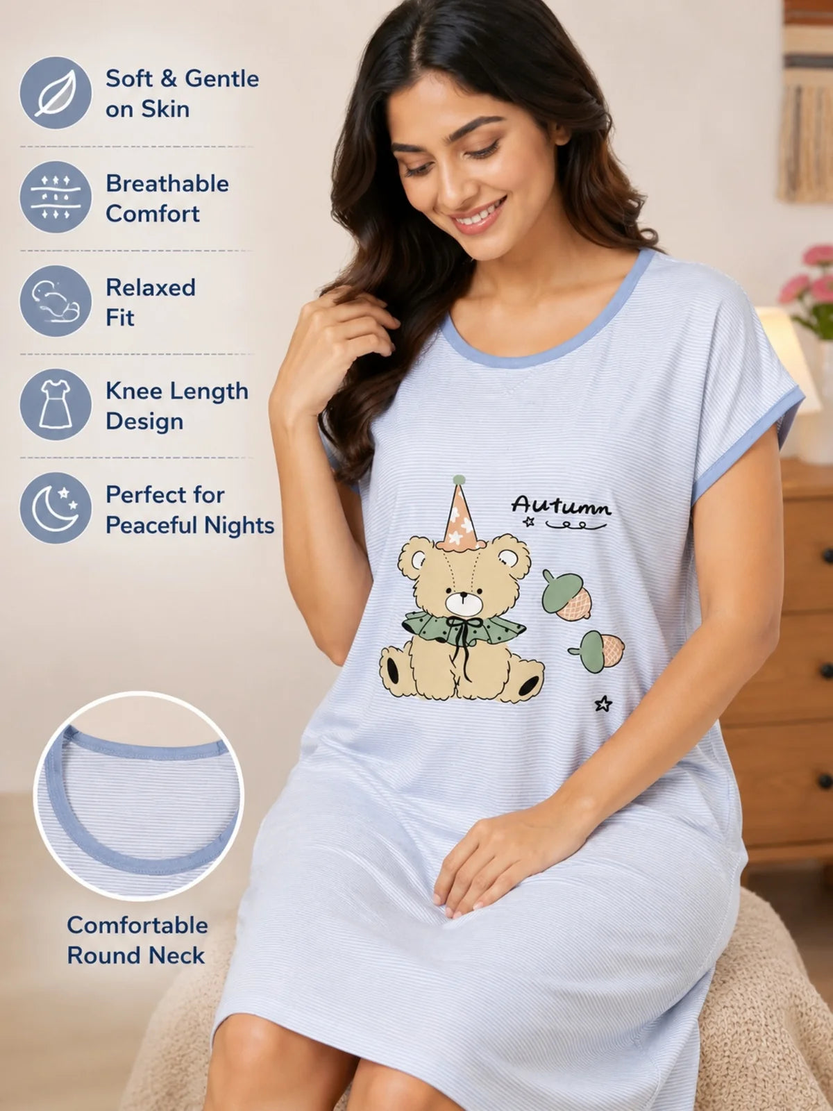 Moonlight Comfort Night Suit